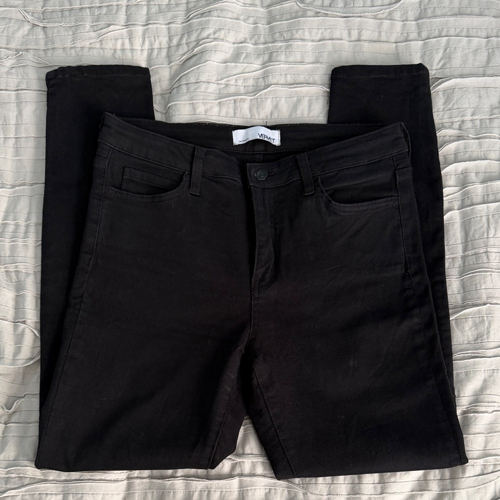 Vervet Women's Black Skinny Jeans 28